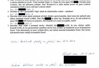 Doplnění záznamu 2007