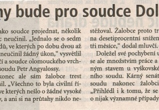 Soudce JUDr. Doležel