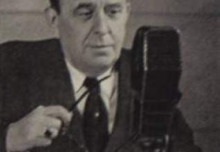 Jan Masaryk u mikrofonu 