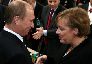 putin merkel 2007
