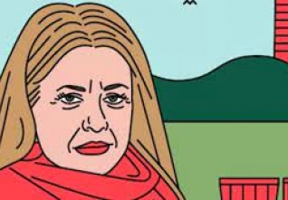 caputova ilustrace kresba