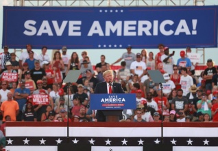 trum save america cnn screen
