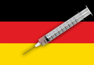německo vlajka vakcina