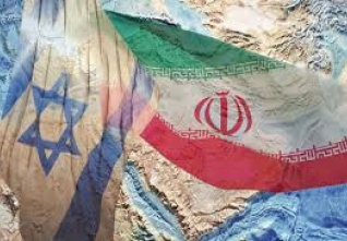 israel iran flag