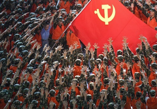komunisté čína ilustrace
