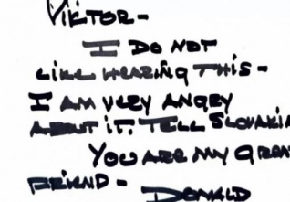 trump orbanovi vzkaz